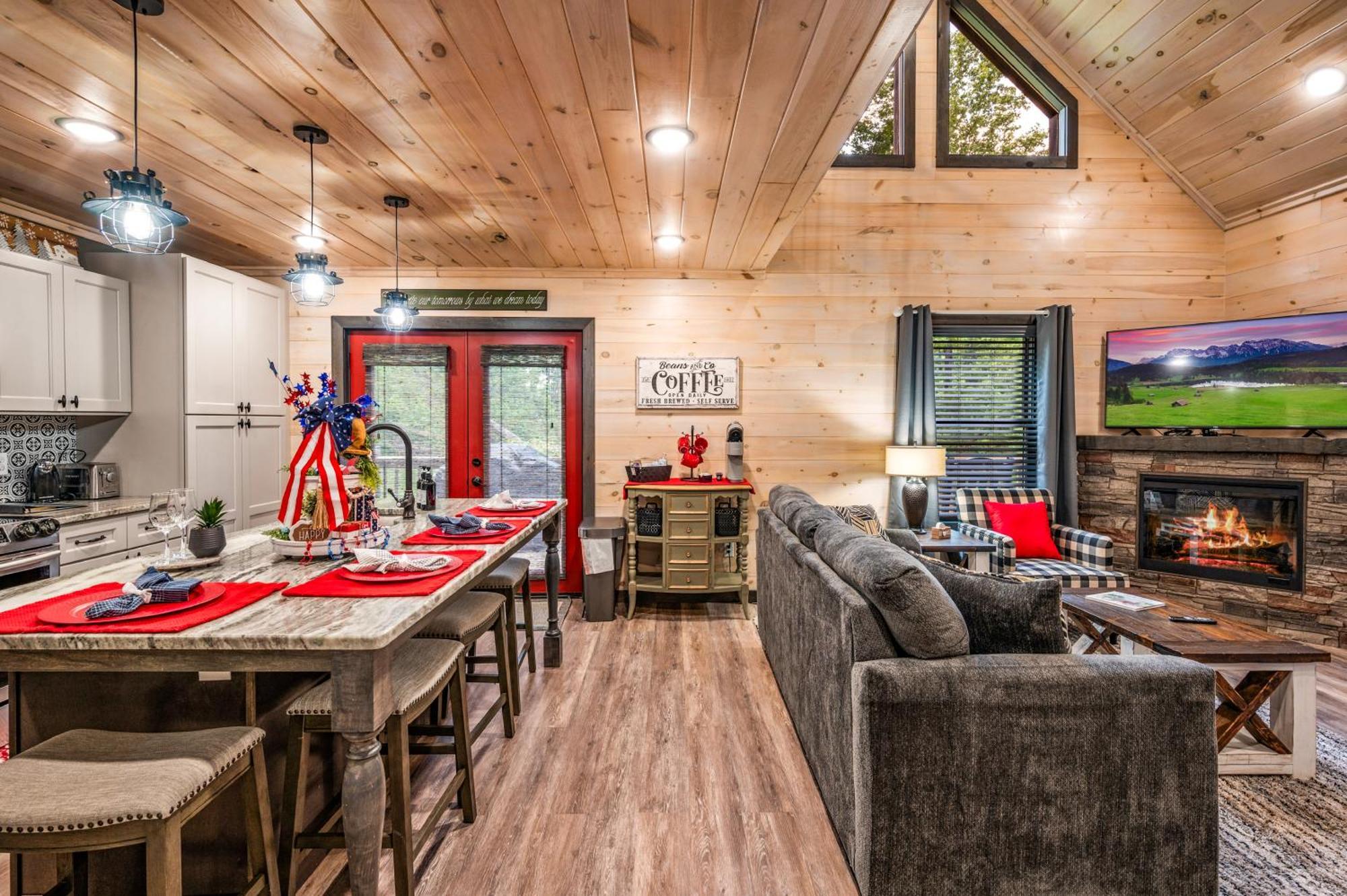 Lil Cabin In The Cove! Mtn Views, Theater, Hot Tub, Games, King Beds, Prime Location! Севьервилл Экстерьер фото